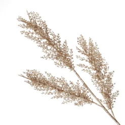 Rose Gold Glitter Leaf Spray Clearance