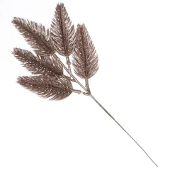 Rose Gold Glitter Pine Bud Pick - Set of 2 Clearance