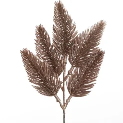 Rose Gold Glitter Pine Bud Pick - Set of 2 Clearance