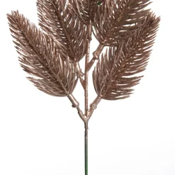 Rose Gold Glitter Pine Bud Pick - Set of 2 Clearance