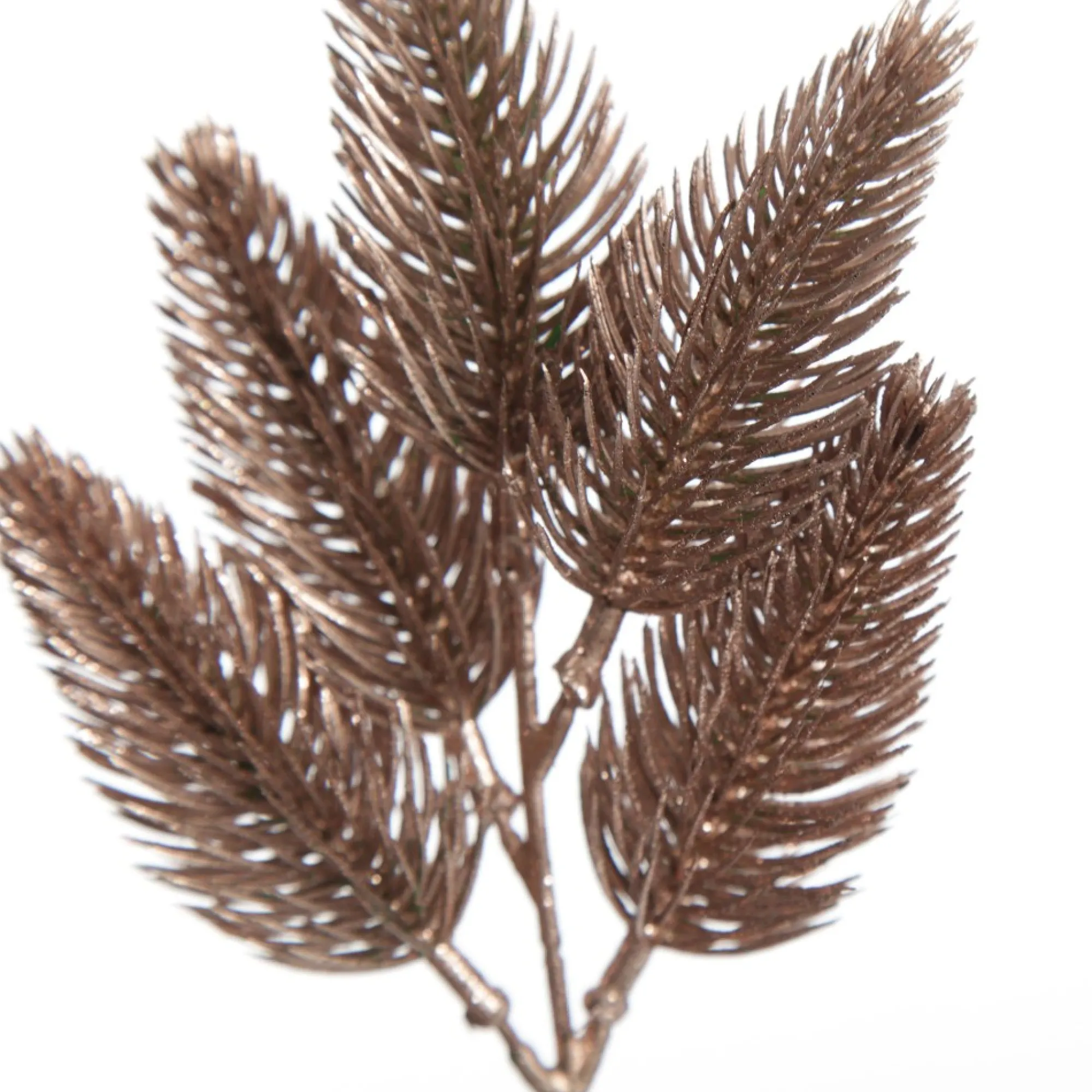 Rose Gold Glitter Pine Bud Pick - Set of 2 Clearance