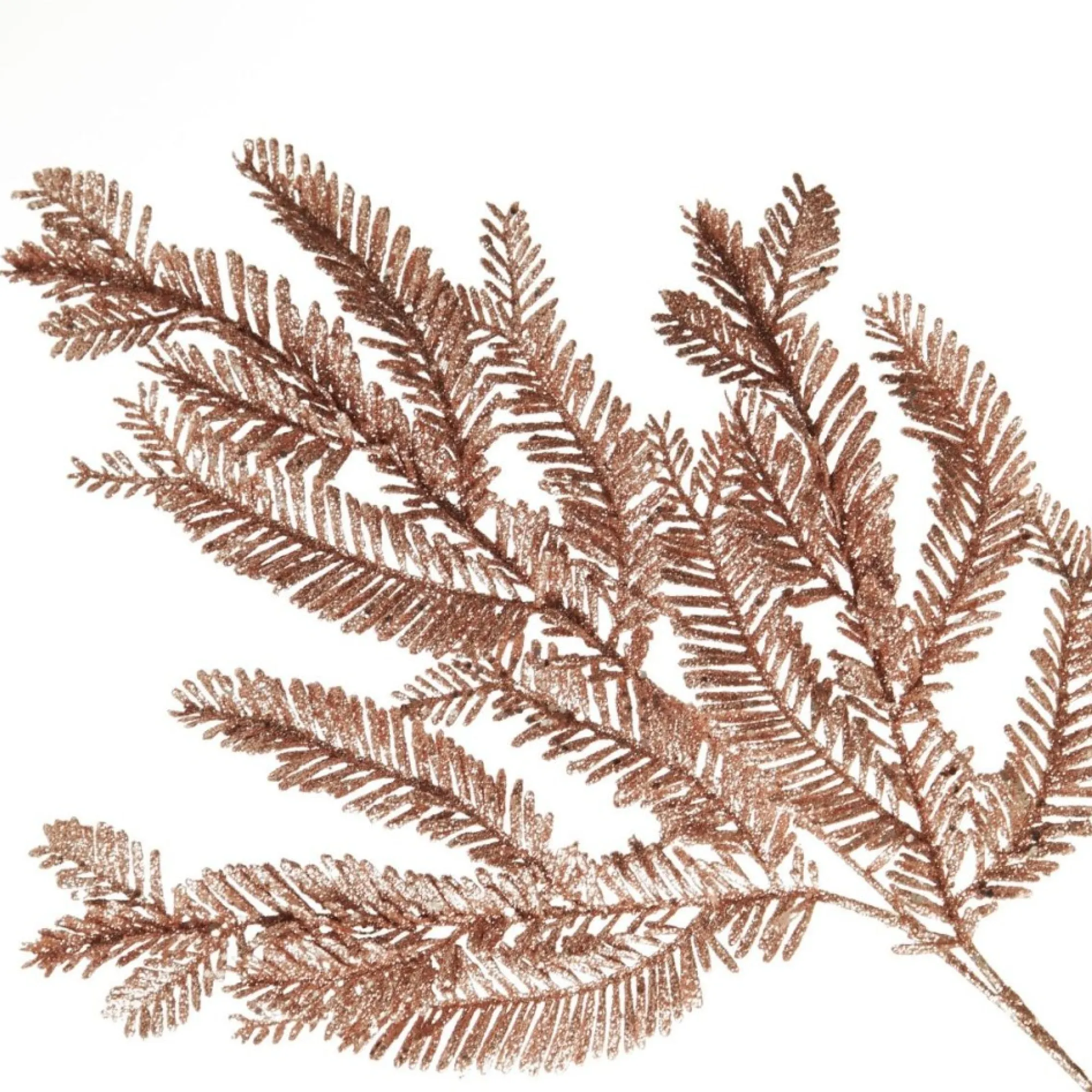 Rose Gold Glitter Pine Spray Shop