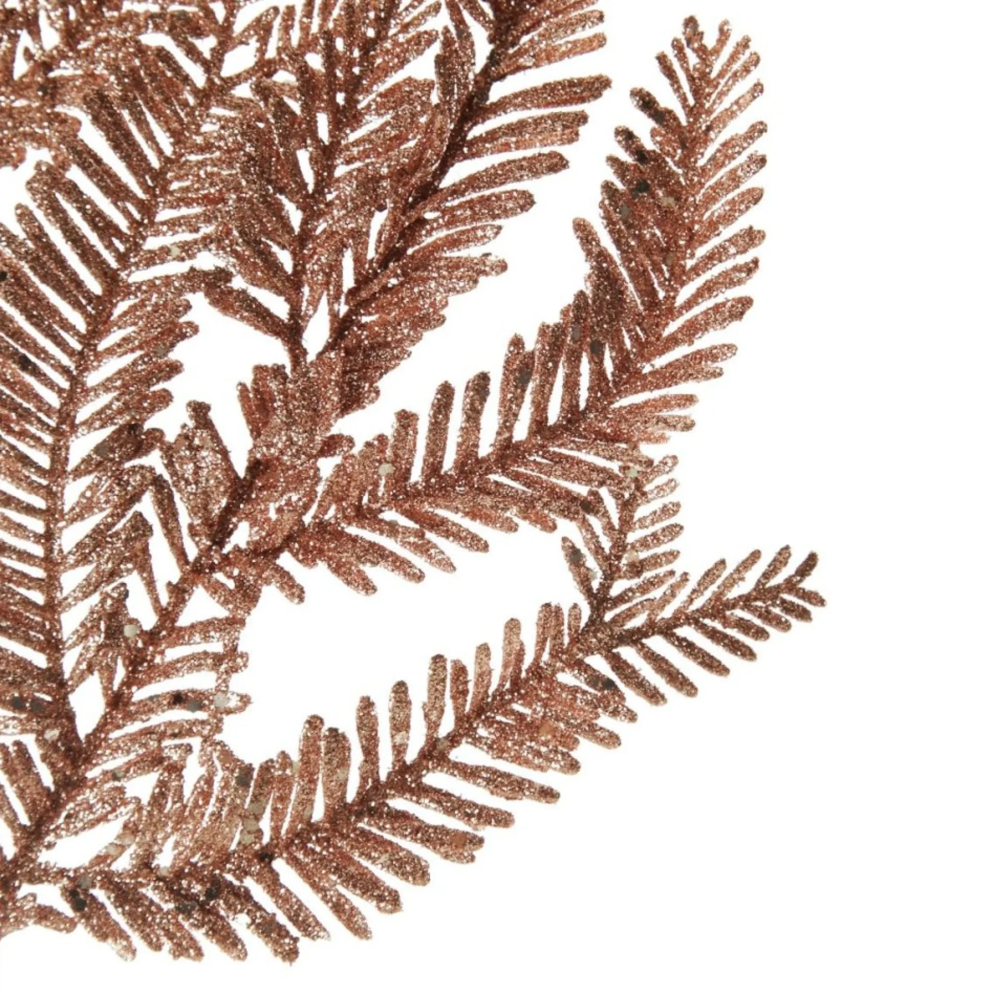 Rose Gold Glitter Pine Spray Shop