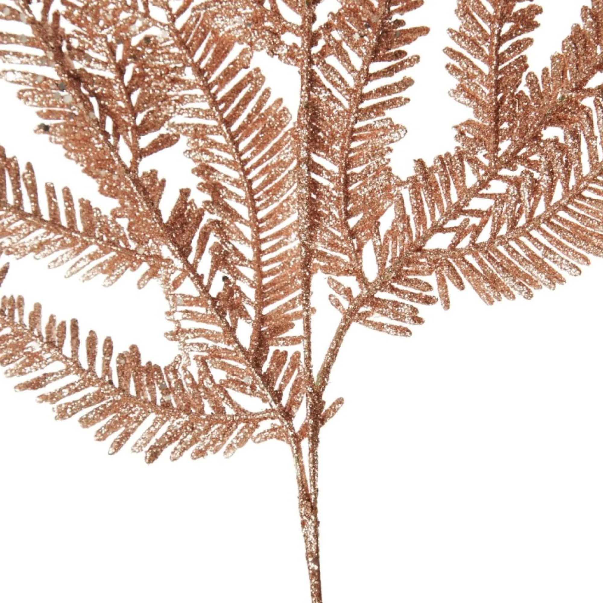 Rose Gold Glitter Pine Spray Shop