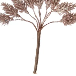 Rose Gold Glitter Pinecone Clusters - Set of 2 Outlet