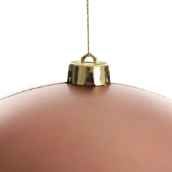 Rose Gold Jumbo Shatterproof Christmas Bauble Decoration New