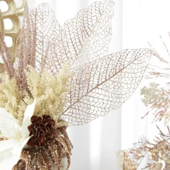 Rose Gold Mesh Palm Leaf Clearance