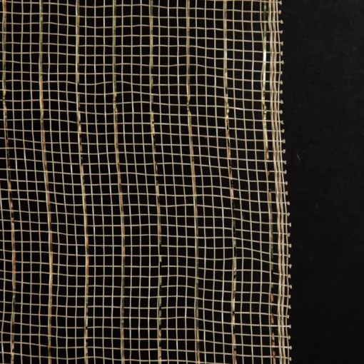 Rose Gold Metallic Thread Decomesh Roll Fashion