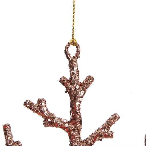 Rose Gold Sparkle Snowflake Store