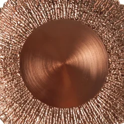 Rose Gold Sunburst Christmas Charger Plate Cheap