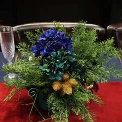 Royal Blue Hydrangea Flower Stem New