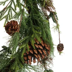 Rustic Pine and Cone Christmas Wreath Flash Sale