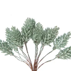Sage Glitter Pinecone Clusters - Set of 2 Outlet