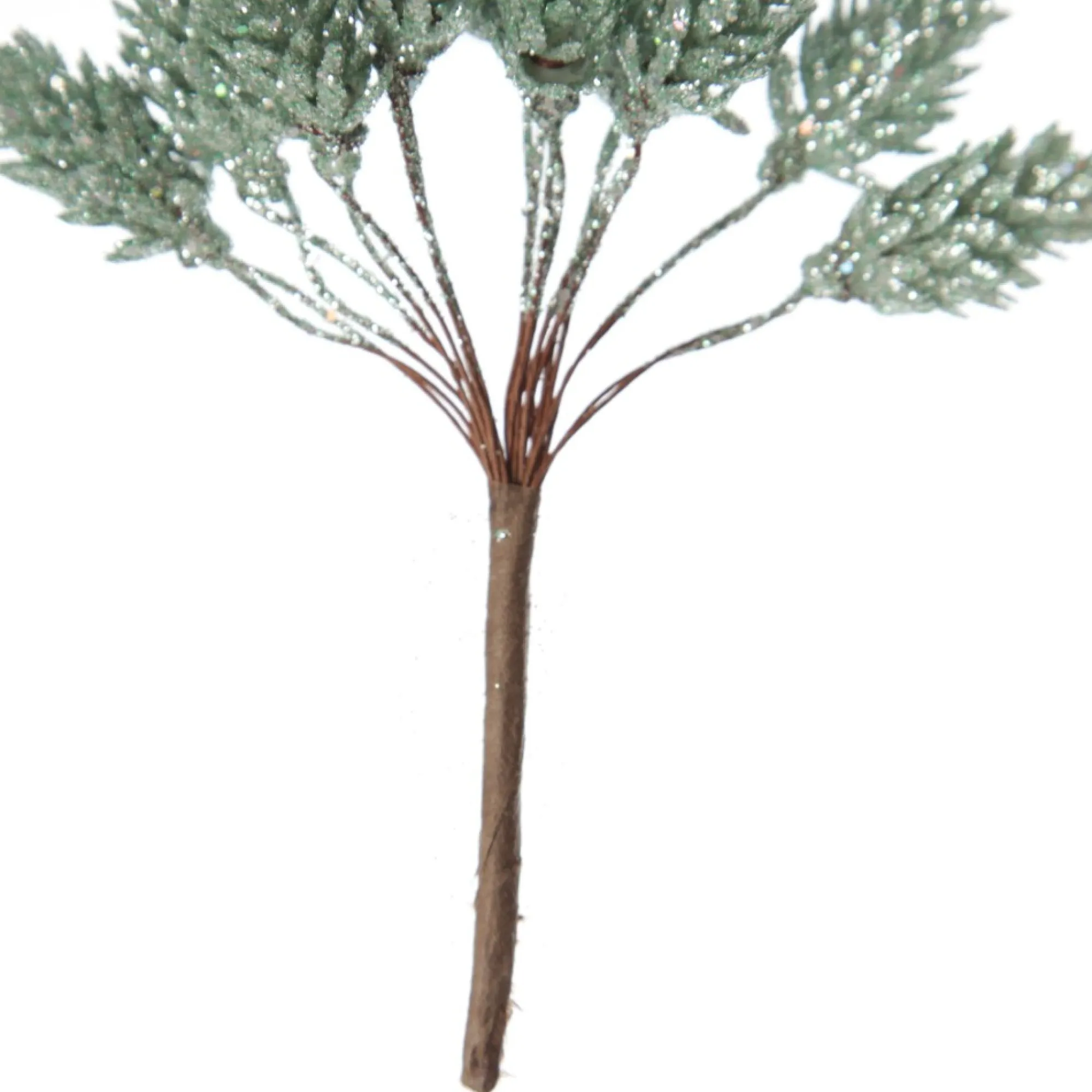 Sage Glitter Pinecone Clusters - Set of 2 Outlet