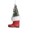 Santa Boot with Tree Hanging Decoration Cheap