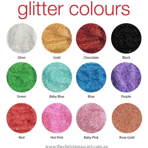 Santa in Glitter Stocking Decoration Fashion