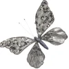 Shiny Blue Butterfly Clip with Sequin Embellishments Best