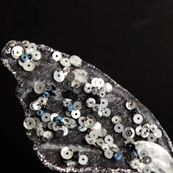 Shiny Blue Butterfly Clip with Sequin Embellishments Best