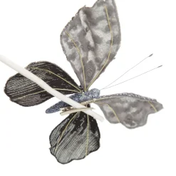 Shiny Blue Butterfly Clip with Sequin Embellishments Best