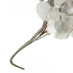 Silver and White Frost Christmas Garland New