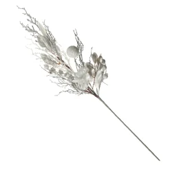 Silver and White Frost Christmas Spray Clearance