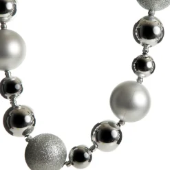 Silver Bauble Christmas Garland Best Sale