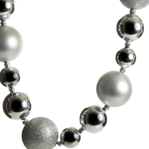 Silver Bauble Christmas Garland Best Sale