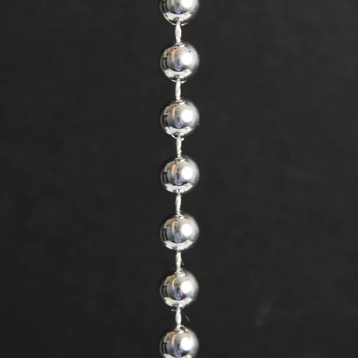 Silver Bead Chain Christmas Garland Best