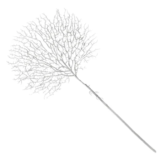 Silver Coral Fan Spray Cheap