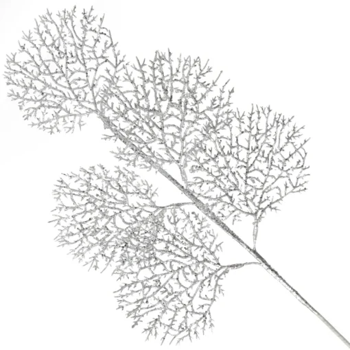 Silver Glitter Coastal Coral Pick Best Sale