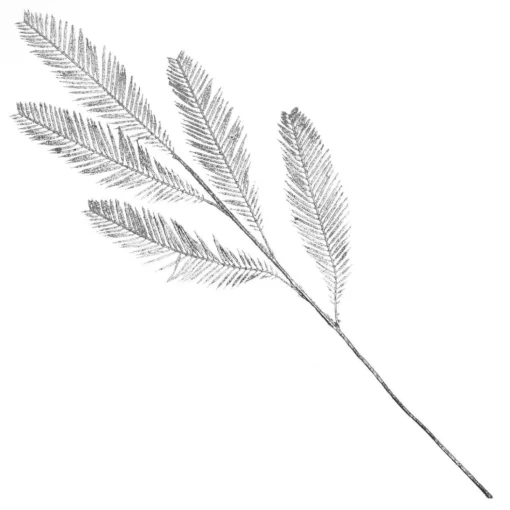 Silver Glitter Feather Spray Shop