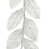 Silver Mesh Palm Leaf Christmas Garland Flash Sale