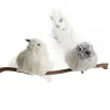 Silver Sequin Bird with Clip Best