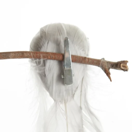 Silver Sequin Bird with Clip Best