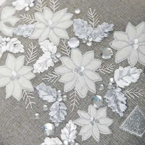 Silver Tree Cushion Cover Flash Sale