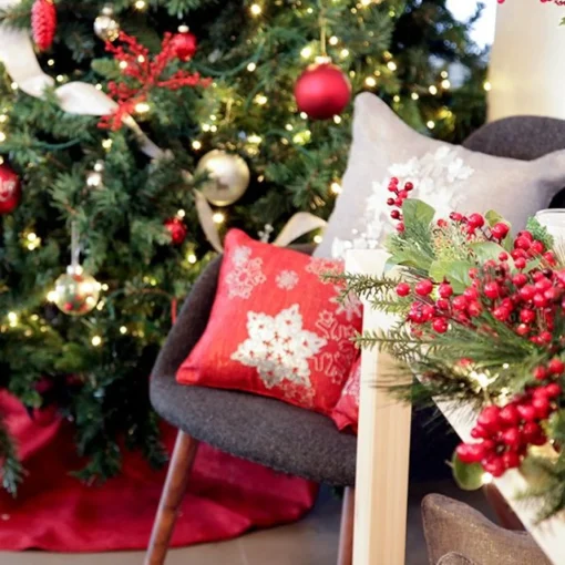 Silver Tree Cushion Cover Flash Sale
