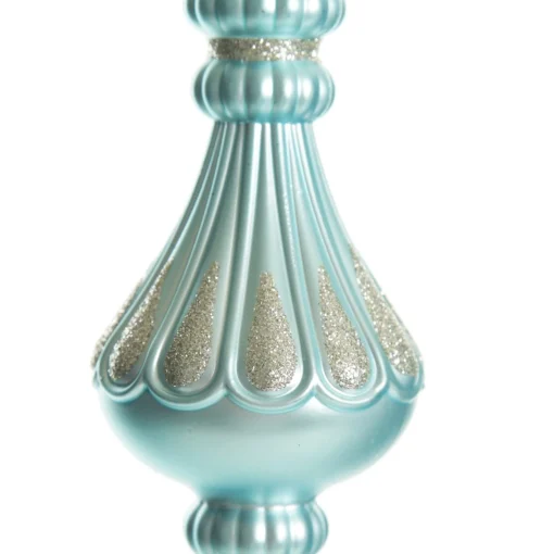 Sky Blue Christmas Finial Decoration Outlet