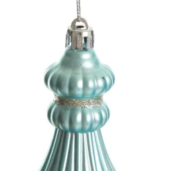 Sky Blue Christmas Finial Decoration Outlet