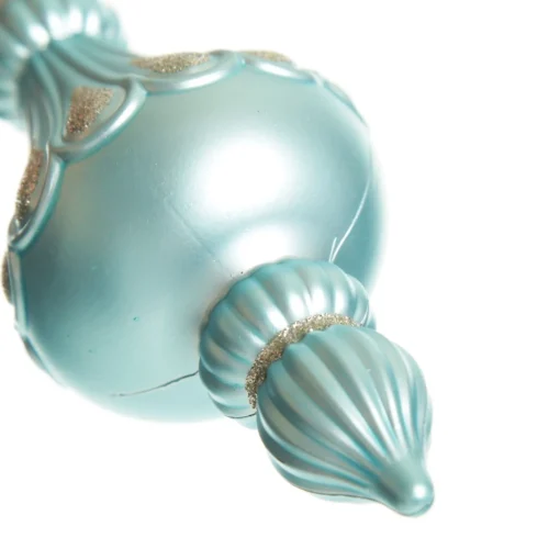 Sky Blue Christmas Finial Decoration Outlet