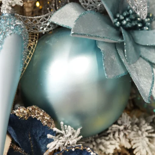 Sky Blue Jumbo Shatterproof Christmas Bauble Decoration Best