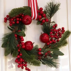 Small Apple and Berry Wreath Clearance
