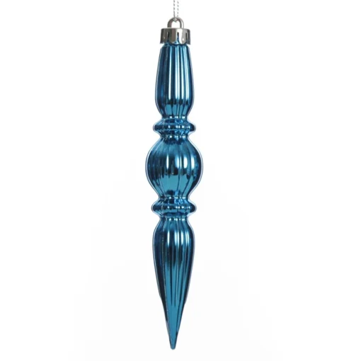 Small Blue Christmas Finial Decoration - Set of 3 Best