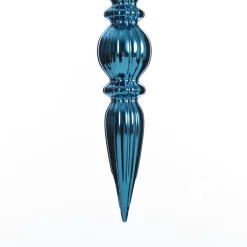 Small Blue Christmas Finial Decoration - Set of 3 Best