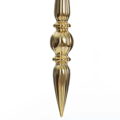 Small Champagne Christmas Finial Decoration - Set of 3 Clearance