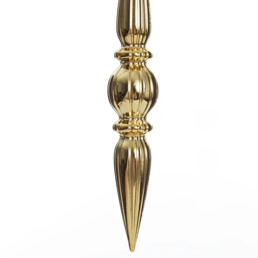 Small Champagne Christmas Finial Decoration - Set of 3 Clearance