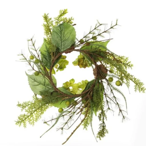Small Fresh Hydrangea Christmas Wreath Best
