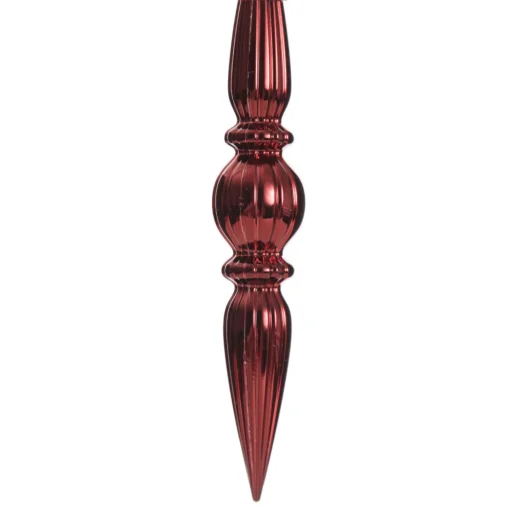 Small Red Christmas Finial Decoration - Set of 3 Outlet
