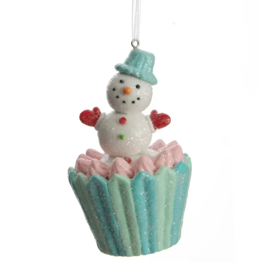 Snowman Cupcake Christmas Tree Decoration Shop