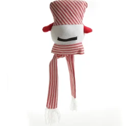 Snowman Head Striped Tree Topper New