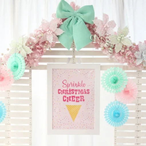 Sprinkle Christmas Cheer Poster Fashion
